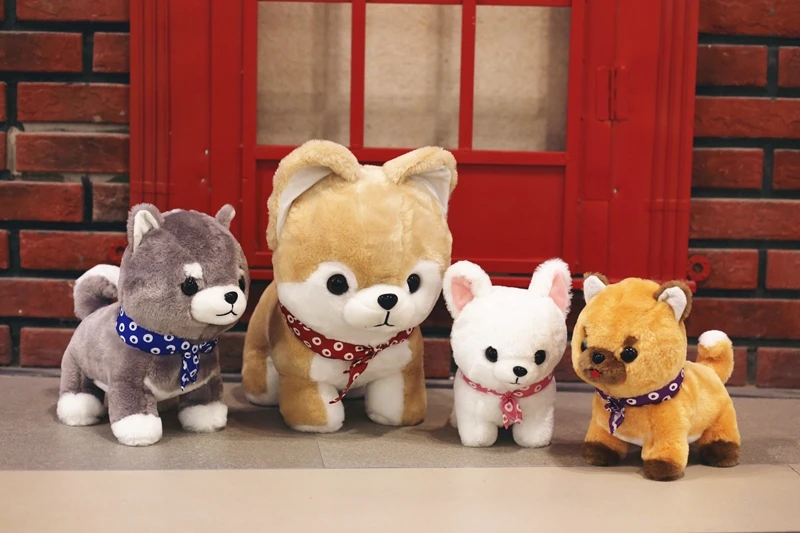 1 шт. 29/35 см для детей милый Косплей Shiba «Лисья Секретная служба»(Inu Акита, плюшевые игрушки, набитое мягкое имитация собака мультфильм кукла творческий подарок на день рождения для детей; одежда для детей