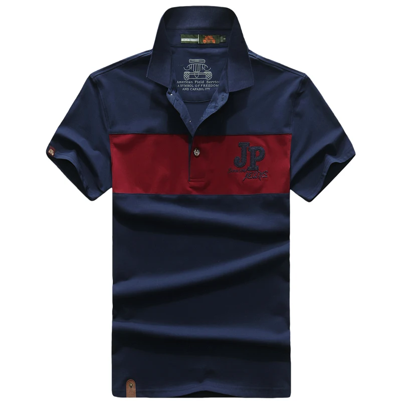 

2019 New Arrivel Summer High Quality Fashion Casual Patchwork Thin Short Polo Shirt Size M-3XL