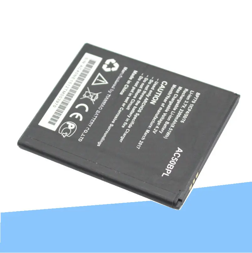 ISkyams 1x 2300 мАч Новое поступление AC50BPL литий-ионный аккумулятор для телефона