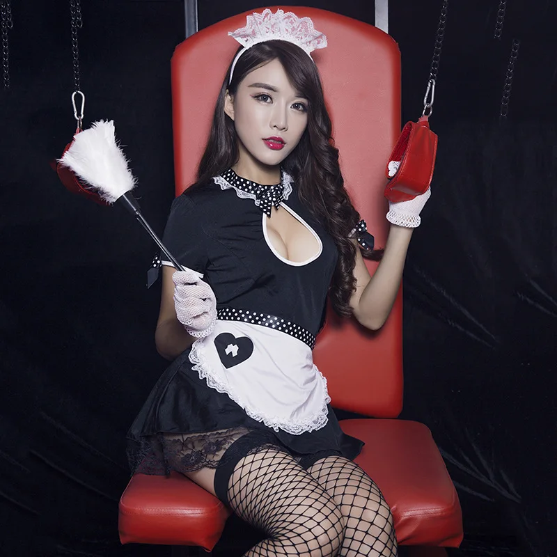 7 шт. сексуальное нижнее белье для девочек милые женские горничной кружевное мини