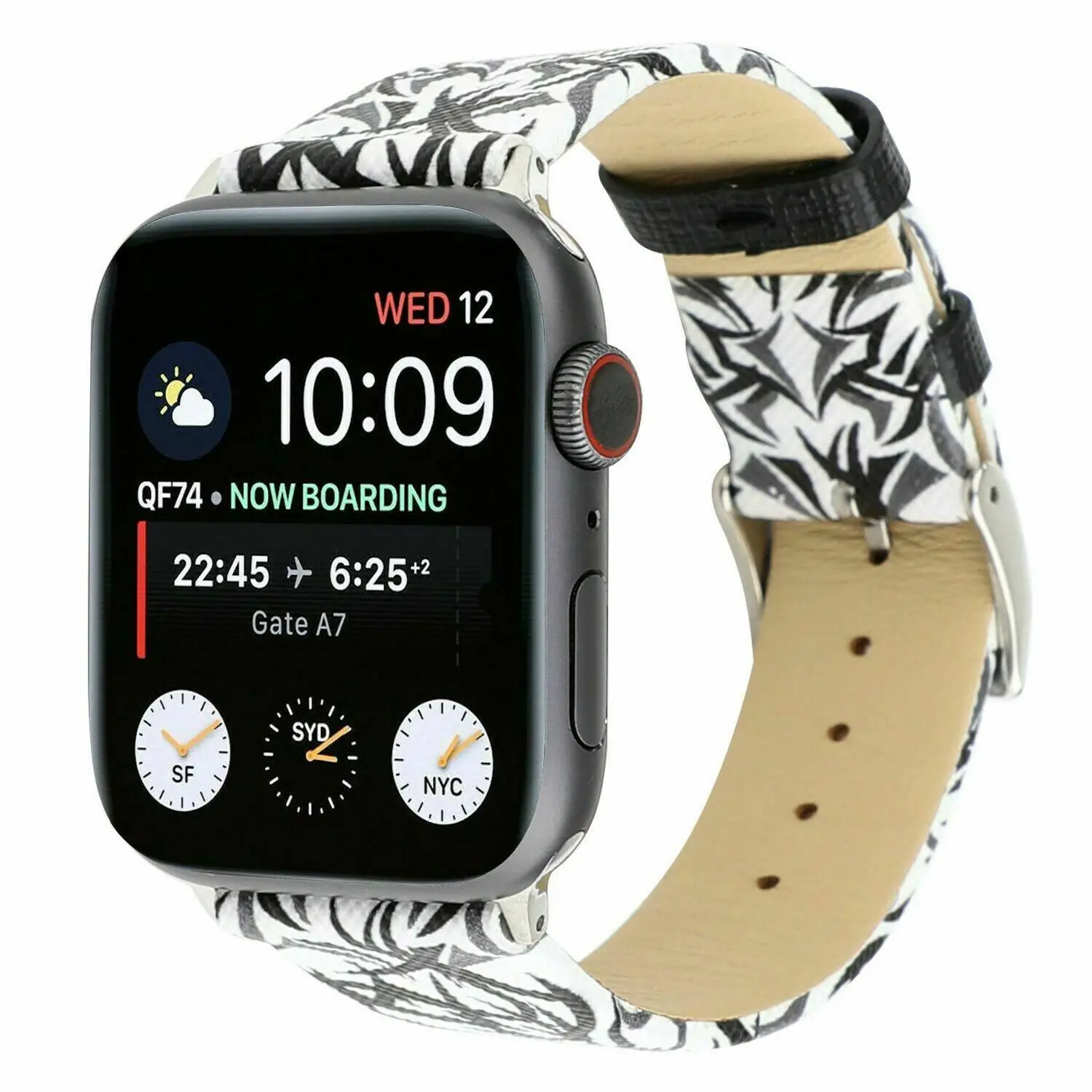 38/40 мм 42/44 граффити браслет из натуральной кожи для Apple Watch ремешок мужчин и женщин