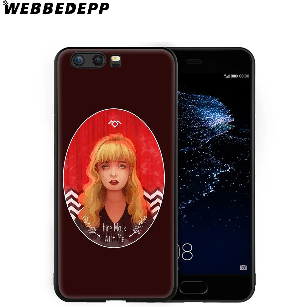 Мягкий чехол WEBBEDEPP Twin Peaks Tv для Huawei P8 P9 P10 P20 P30 Lite Pro P Smart Z Plus 2019 Y6 Prime 2018 2017 Mini |