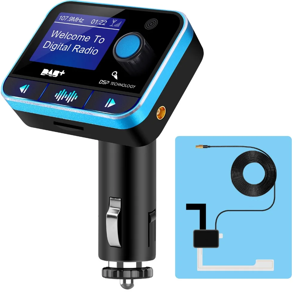 Nulaxy fm передатчик Bluetooth DAB приемник громкая связь автомобильный комплект с ЖК
