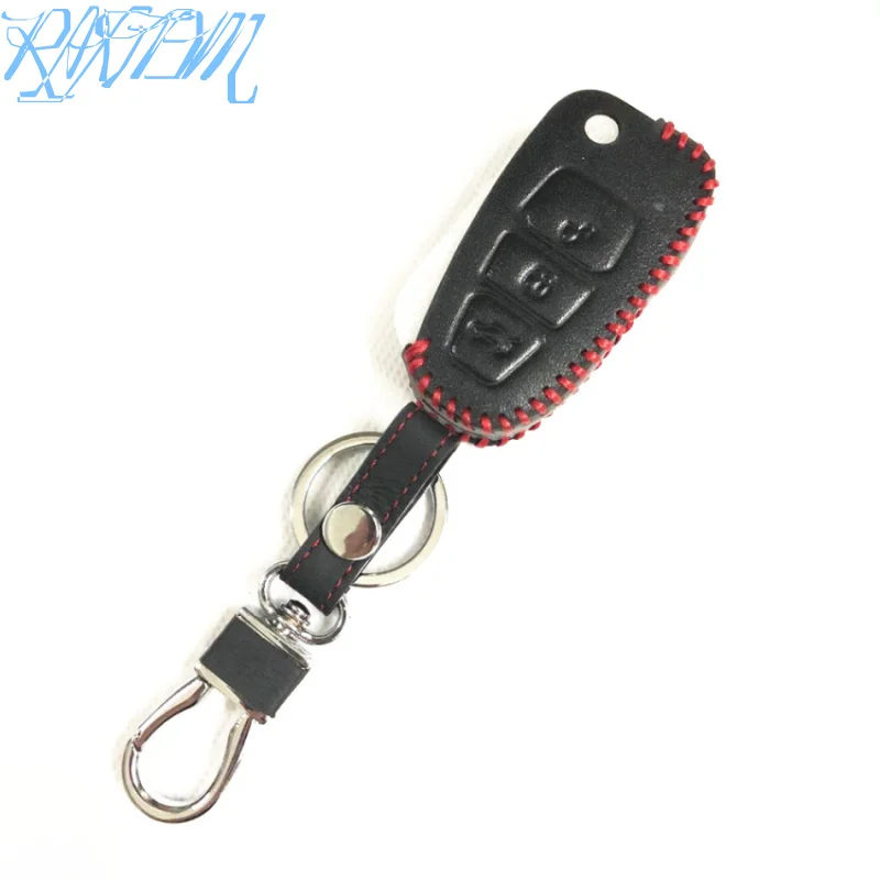 Кожаный чехол для ключей Ford Focus 2 3 Kuga Ecosport Fiesta Mondeo EDGE/C-MAX/S-MAX/B-MAX Ranger Explorer KA |