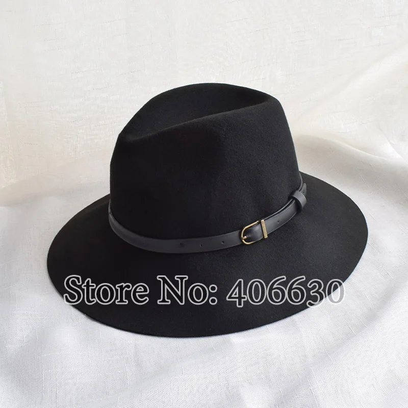 

Женская фетровая шляпа от солнца, с широкими полями, на зиму