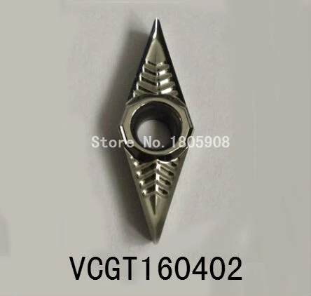 

10 шт., алюминиевые вставки VCGT160402 без покрытия