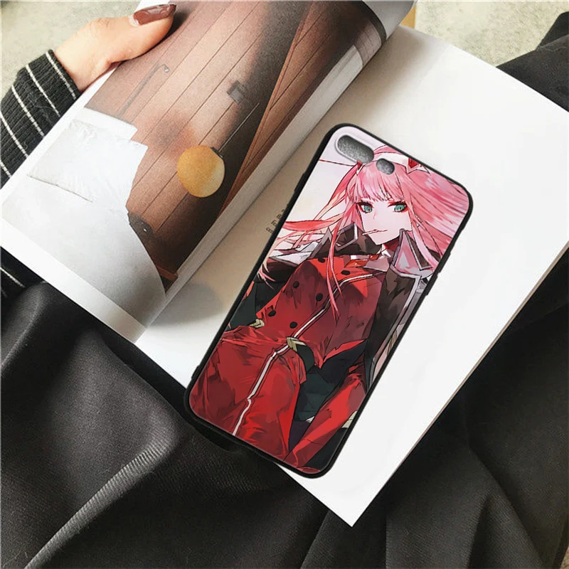 Мягкий чехол для телефона HOUSTMUST с анимацией дорогой в Franxx эстетике iPhone 6 6s 7 8X5 5S 6plus