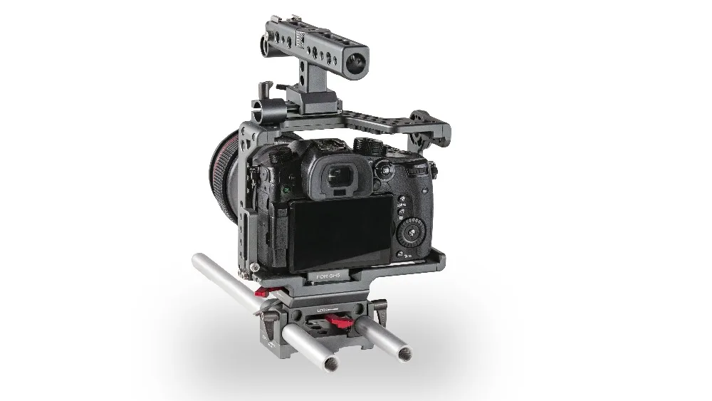 TILTA ES-T37-C GH amera Cage Rig Комплект для Panasonic GH4 GH5 R/S с деревянной ручкой 2,0 FF-T03 Dslr AB MB-T05 непрерывного фокуса Матовая коробка