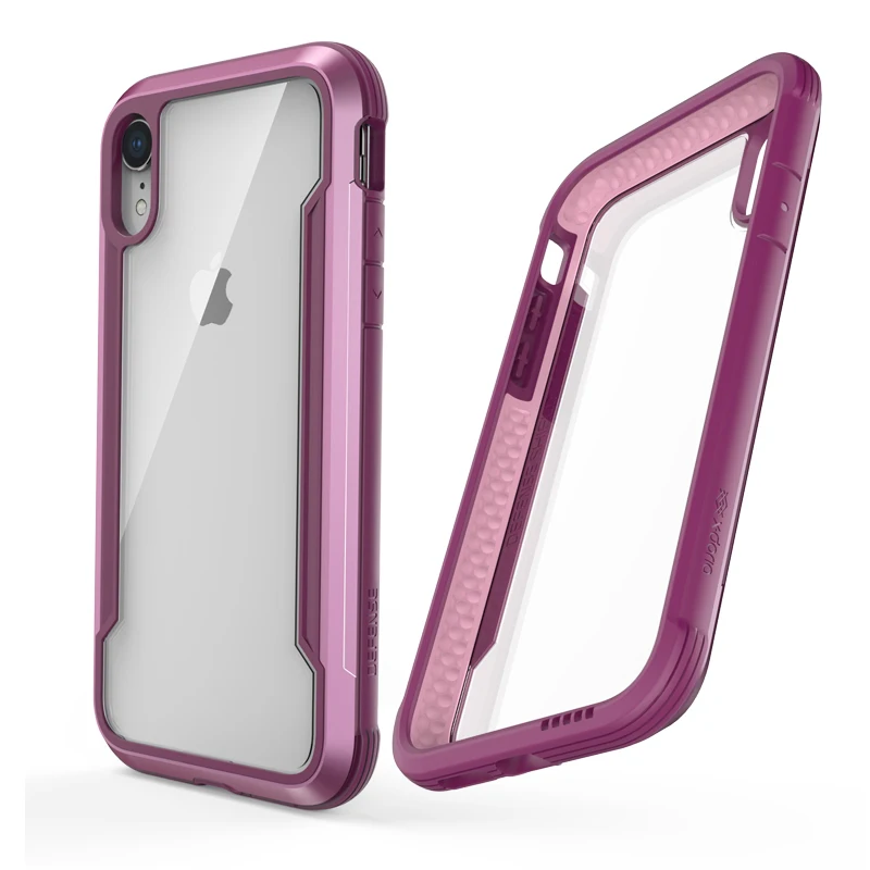 X-Doria Defense DropShield чехол для телефона для iPhone XR XS Max военный класс дропшиппинг протестированный чехол для iPhone X XS Max Алюминиевый Чехол
