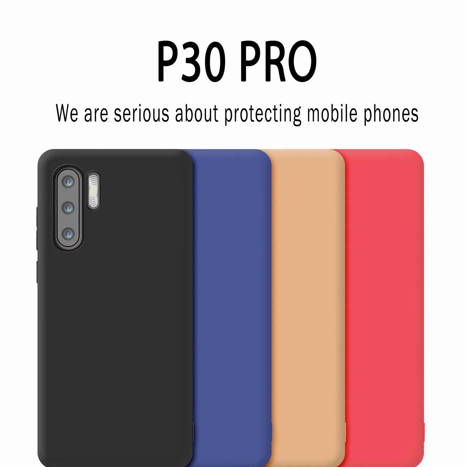 sFor Huawei P30 Pro Case Soft-touch Soft Liquid Silicone TPU Microfiber For Cover | Мобильные телефоны и аксессуары