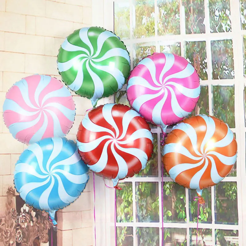 5pc18-inch Гелиевая фольга Воздушные шары круглой формы ветряная мельница для