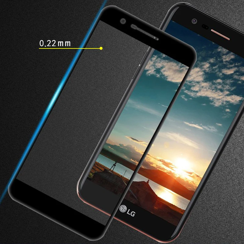 E SKY Защита экрана для LG K4 K8 K10 2016 2017 закаленное стекло Style3 полное покрытие