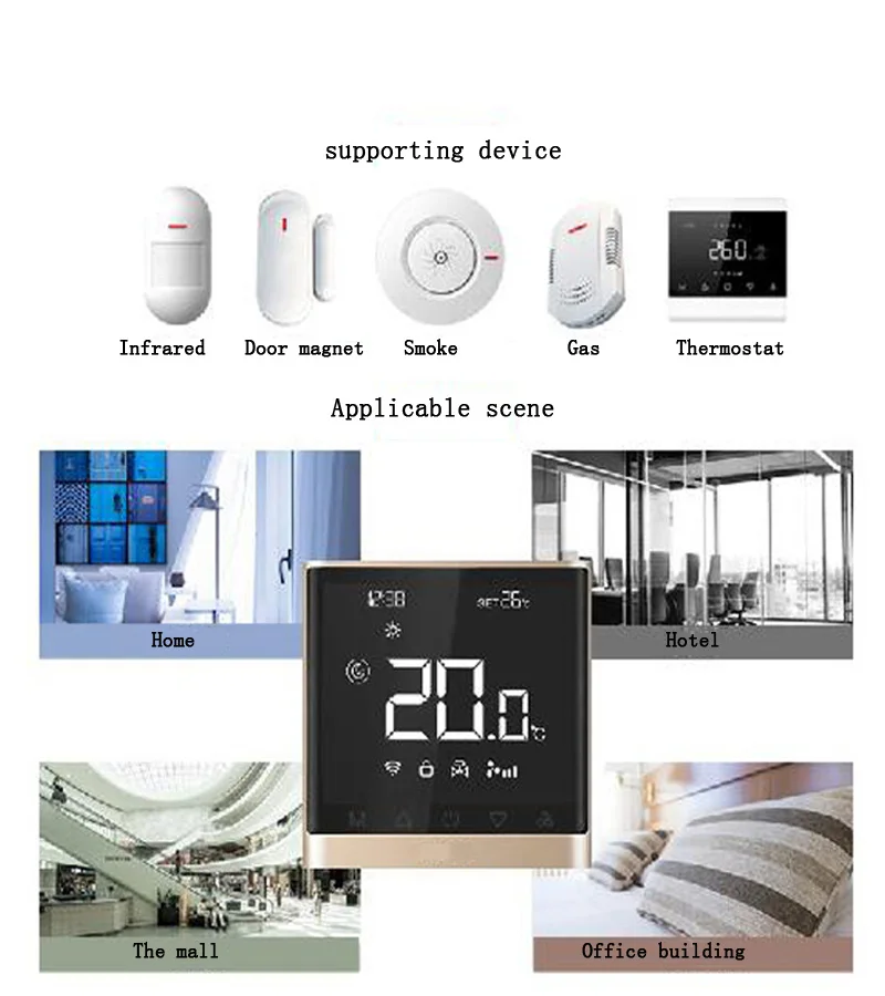 WIFI термостат LCD регулятор температуры Мобильный телефон Удаленный LoRa связь NB iot