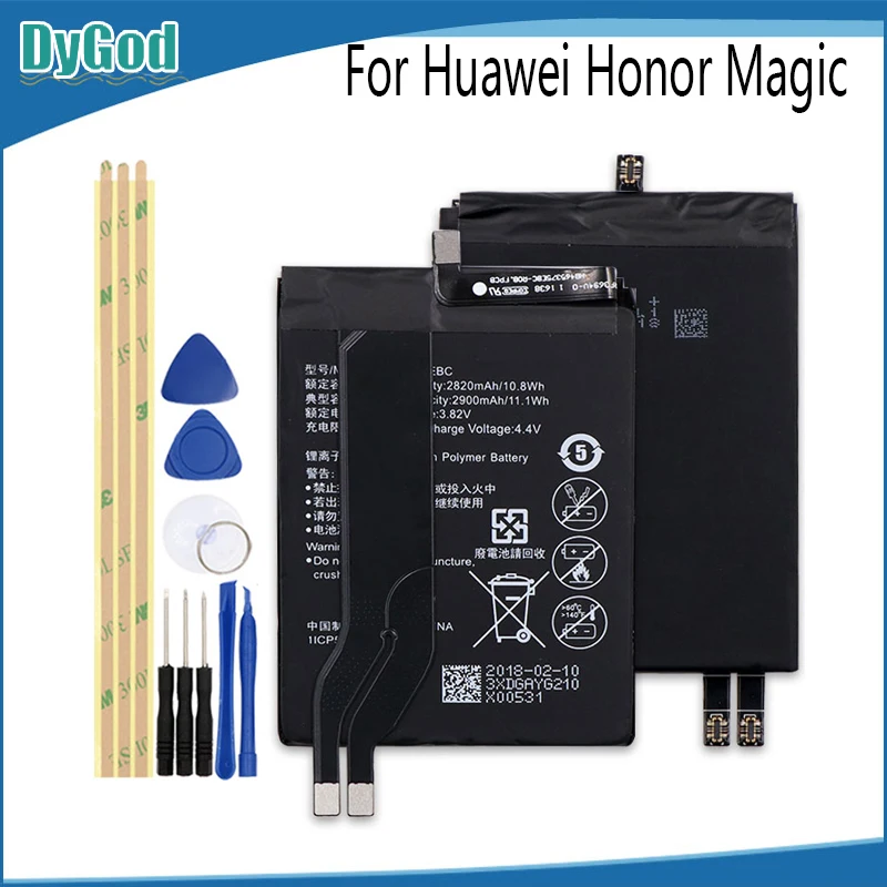 HB465375EBC 2820mAh Для Huawei Magic Экстрим Замена батареи для Honor Bateria Мобильный телефон +