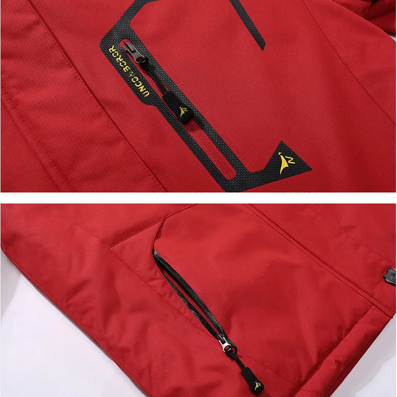 Мужская водонепроницаемая лыжная куртка ветрозащитная от дождя для зимнего