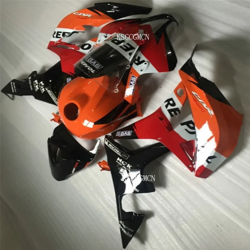 

Комплект обтекателей для мотоциклов Honda CBR600RR 07 08 Красного/черного цвета