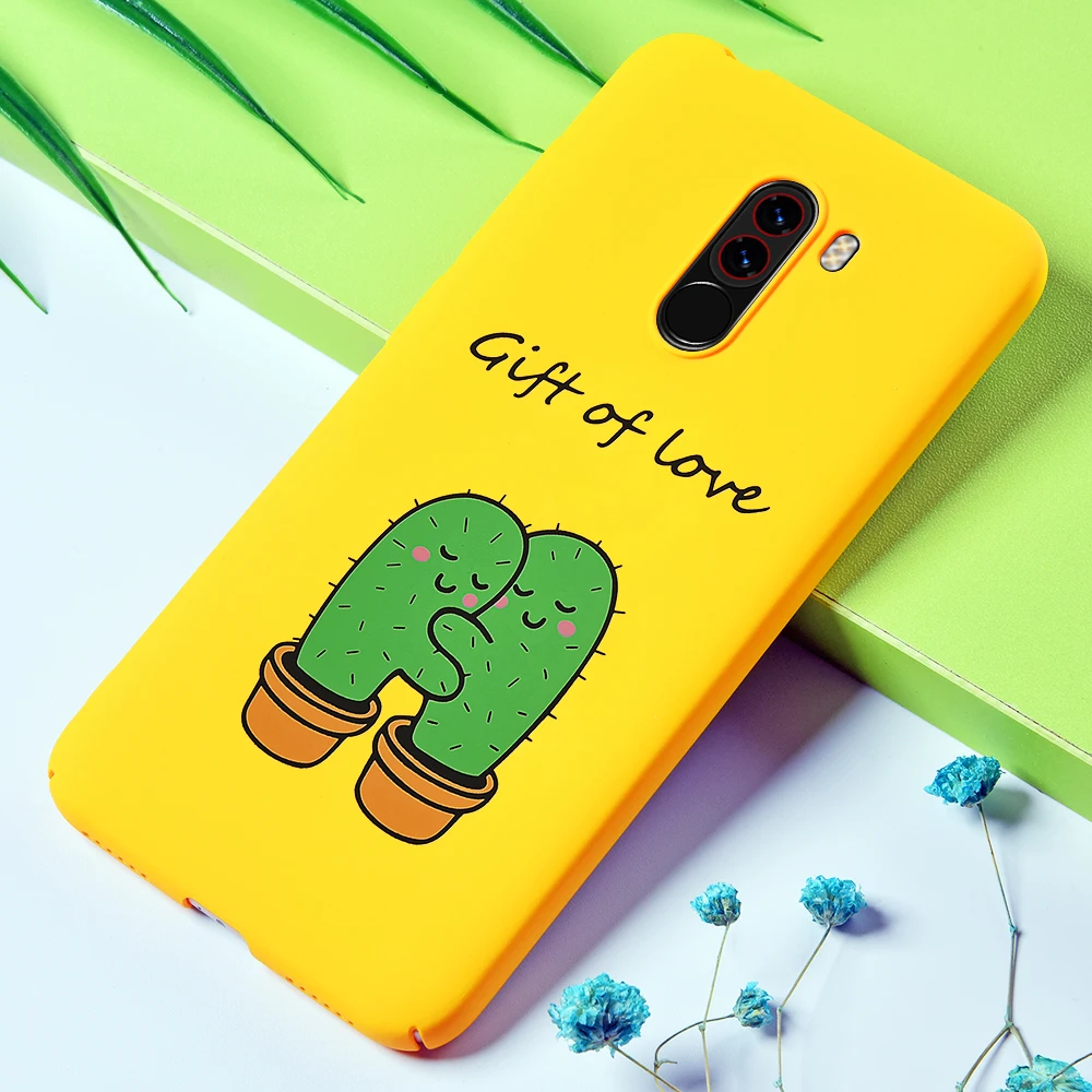 TOMKAS Забавный Банан Bad Boy Pocophone F1 Футляр задняя крышка случае милые животные