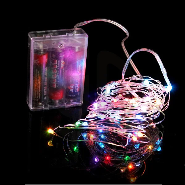 Гирлянда светодиодная многоцветная с 20 или 30 светодиодами 3 м 50 шт. | Лампы и