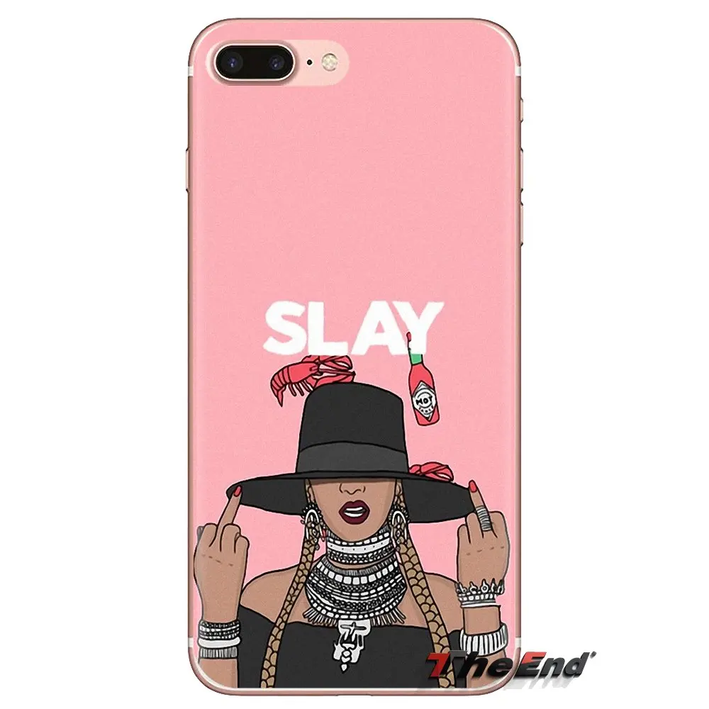 2017 I Slay Beyonce прозрачные мягкие чехлы Чехлы для Samsung Galaxy J1 J2 J3 J4 J5 J6 J7 J8 Plus 2018 Prime 2015 2016 |
