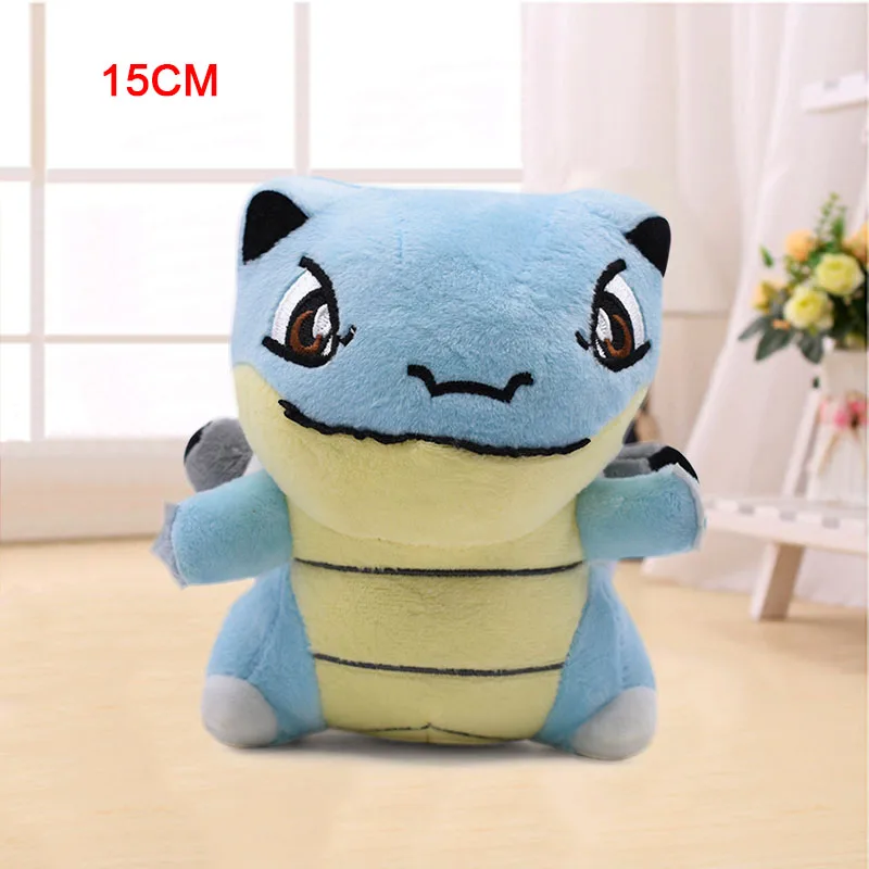 Blastoise 14-45cm New Arrival Cute Charizard Pikachu Aipom Lucario Tyranitar Furret Soft Plush Dolls Toys for Children Christmas Gift - Цвет: Blastoise