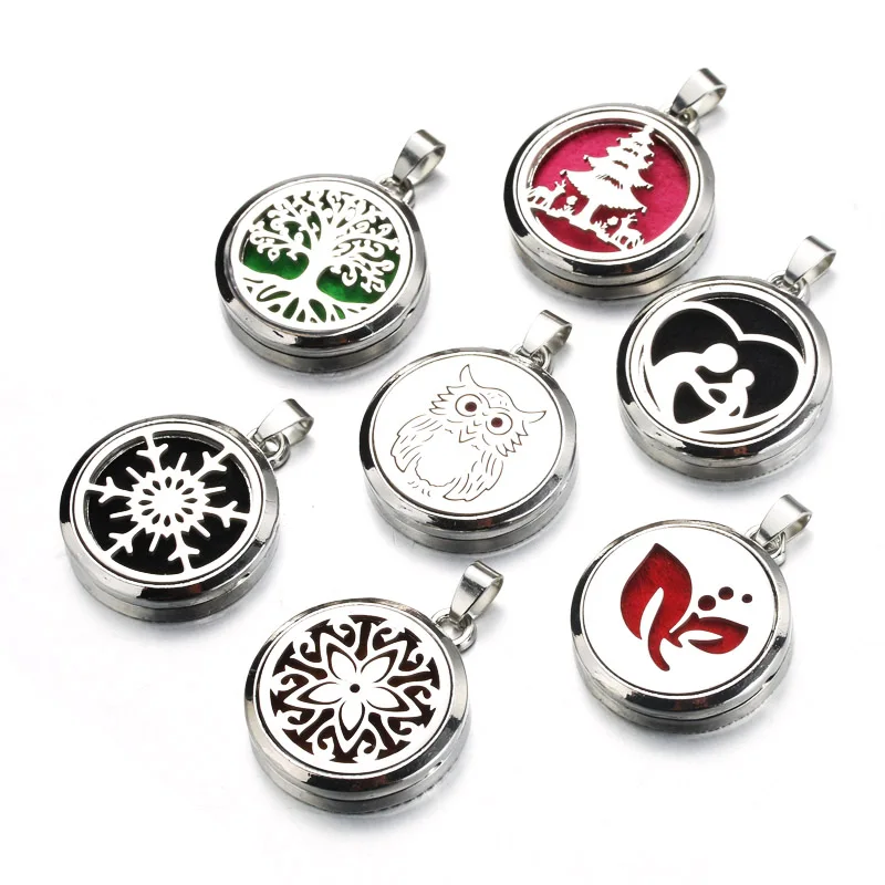 1 шт. узор Древа Жизни Магнитный Ароматерапевтический диффузор ожерелье