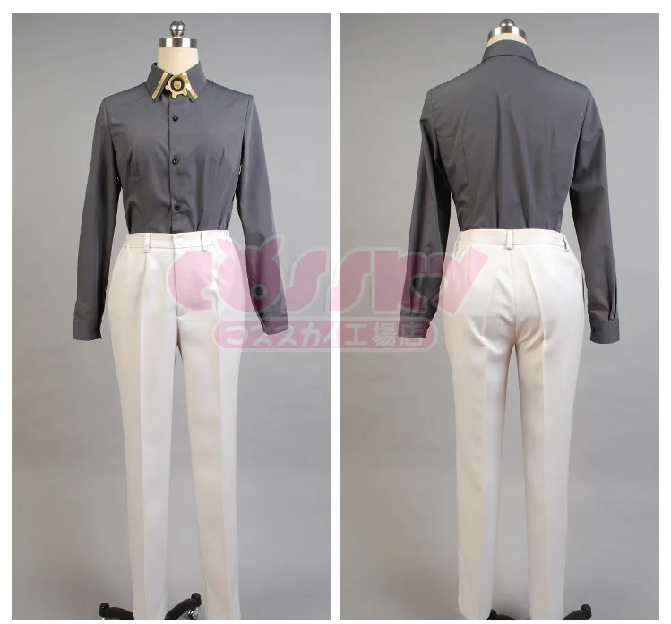 

Anime Seraph of the End Hyakuya Mikaera Cosplay Costume the city guard Army Uniform w/Cloak Custom Made