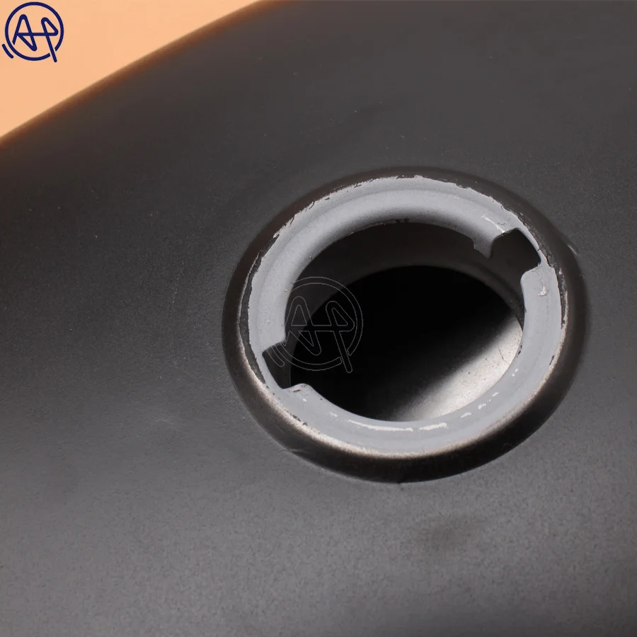 Мотоциклетный 9 л матовый черный Cafe Racer Бензобак Универсальный топливный бак +