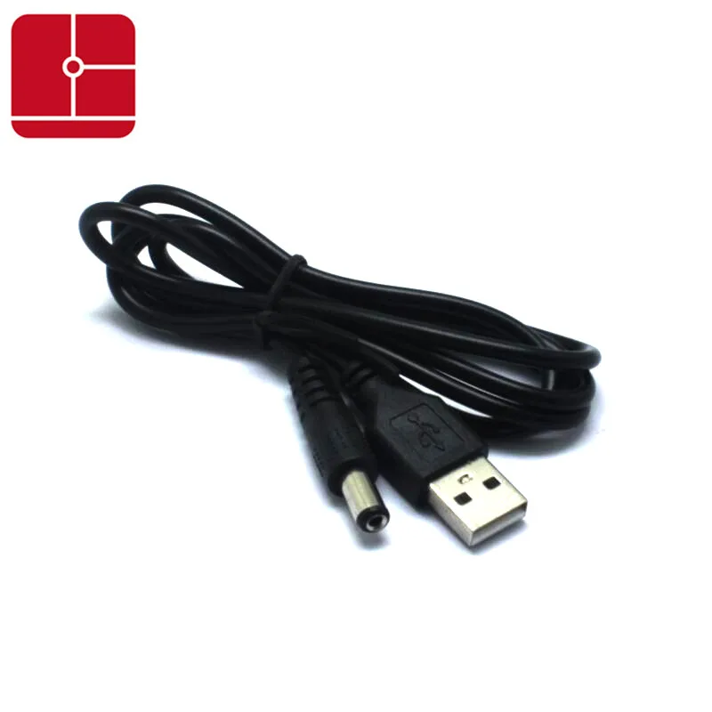 Кабель USB для преобразования мощности 10 шт. usb-кабель передачи DC5.5 * 2 1 мм кабель
