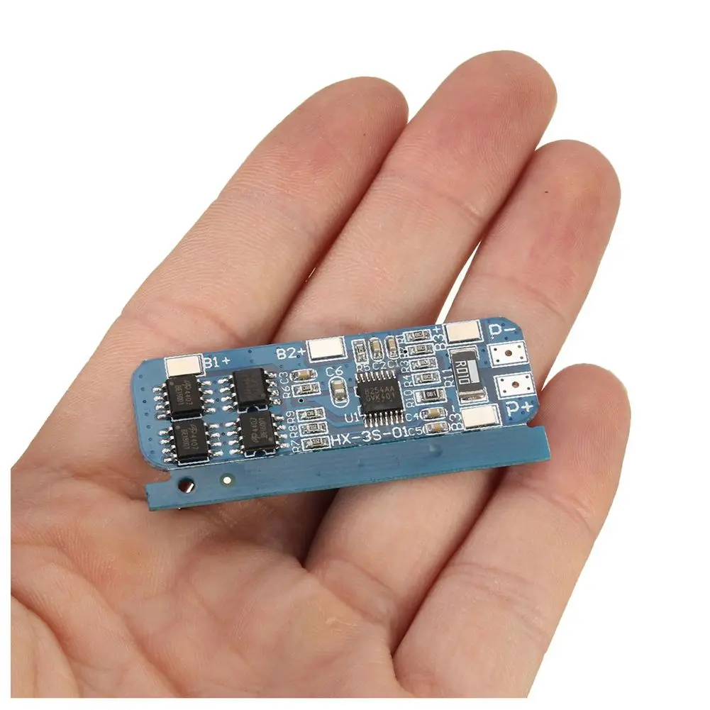18650 10A 3 Li-ion lithium Battery Cell Charger Protection Board Module Blue | Электроника