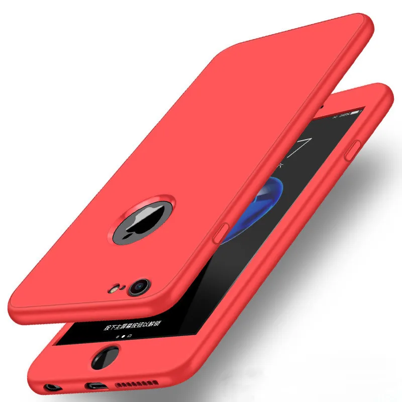 Роскошный мягкий силиконовый чехол из ТПУ на 360 градусов для iPhone X 5 5s SE с полным