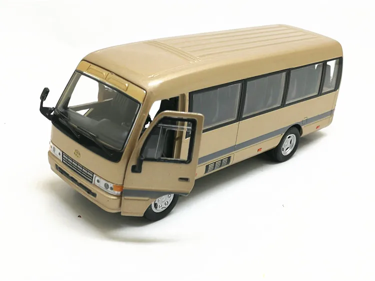 Высокая моделирования Toyota Coaster коммерческий автомобиль, 1:32 Масштаб сплава Модель автомобиля, высокое качество коллекционная игрушка