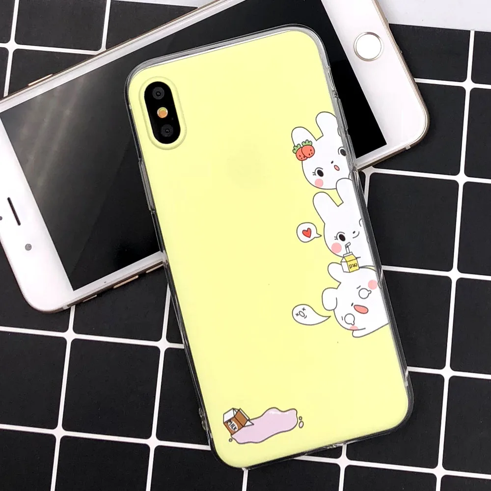 06 Милый чехол Бегемот для iPhone XS 11 Pro Max чехол s для телефона 6 6S 7 8 Plus чехол для Fundas iPhone XR X XS XR SE Max чехол SE 5S - Цвет: 06