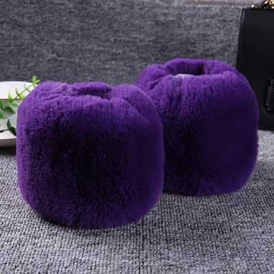 purple Модные женские аксессуары, одежда, гетры, манжеты, чистый сон, ложные манжеты, негабаритные, искусственный кроличий мех, манжеты, браслет из волос на запястье - Цвет: purple