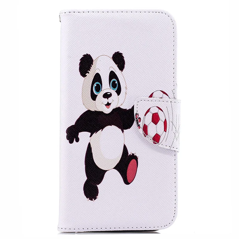 Football Panda Чехол-кошелек с подставкой для huawei Honor 7 S, DUA-LX2, книжка с откидной крышкой, стильные сумочки-Чехлы для мобильного телефона huawei Honor 7S 7 S DUA-L22 5,45 ''B116 - Цвет: Football Panda