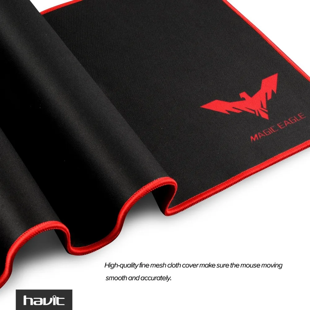 Большой гровой коврик для мыши HAVIT HV MP830 из серии Magic Eagle. Водостойкий резиновый