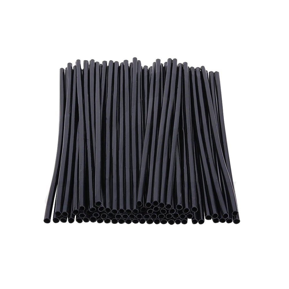 OUMURS 72PCS спица мотоцикла скины обложки обертывания колеса черный Байк обода