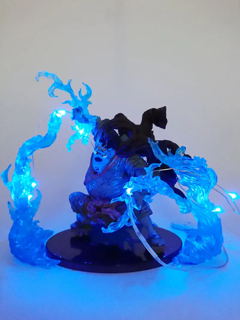 KUMALAZY одна деталь рисунок JINBE синий эффект DXF SC скульптуры VI 16 см ПВХ фигурка аниме игрушка Коллекция Модель подарок - Цвет: Jinbe Light Effect