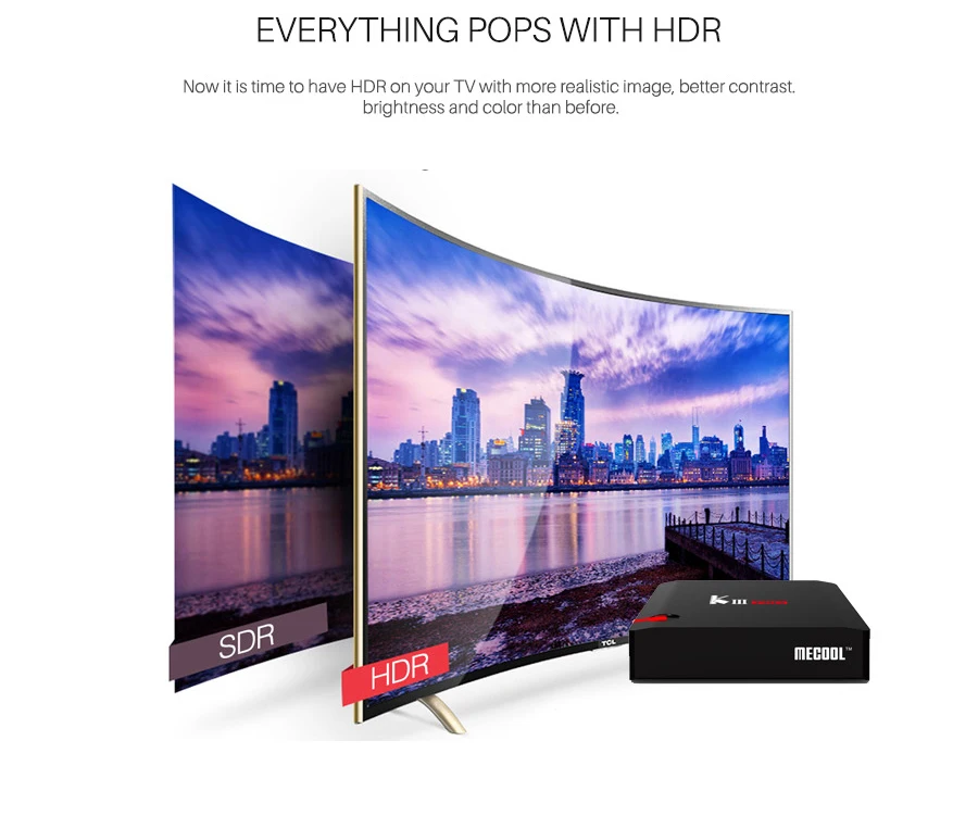 Android tv box MECOOL KIII PRO DVB-S2 DVB-T2 Android 7,1 tv box 3GB 16GB Amlogic S912 Octa Core 4KCombo NEWCAMD Biss key PowerVU