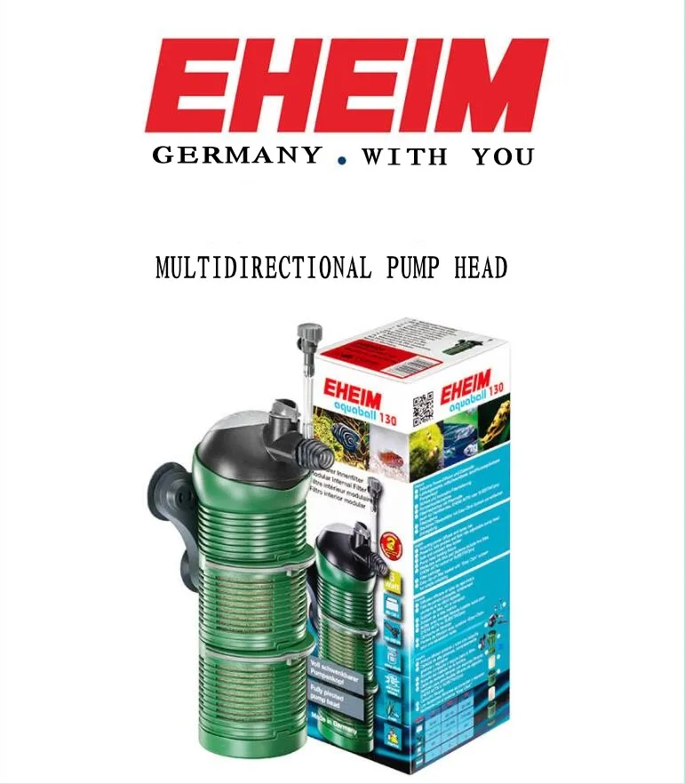 Германия EHEIM EM2400/2403/2402/2401 фильтр Универсальный шар аквариум встроенный фильтр Mute три в одном кислородный насос