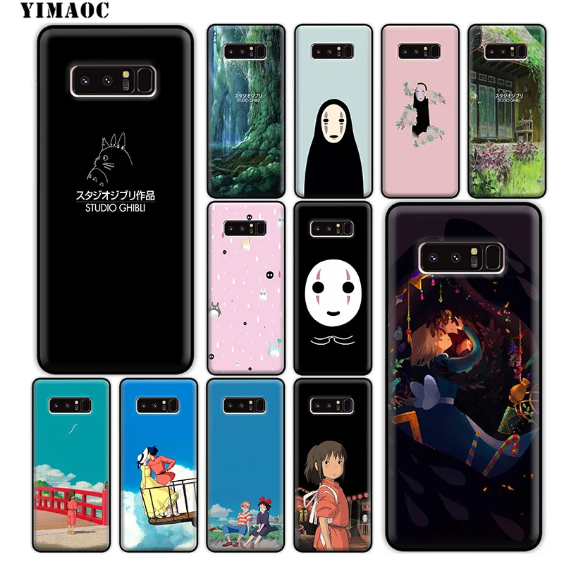 YIMAOC Studio Ghibli Anime Soft Silicone Case for Samsung Galaxy S10 S10e S9 S8 Plus S7 S6 Edge J6 Cover |