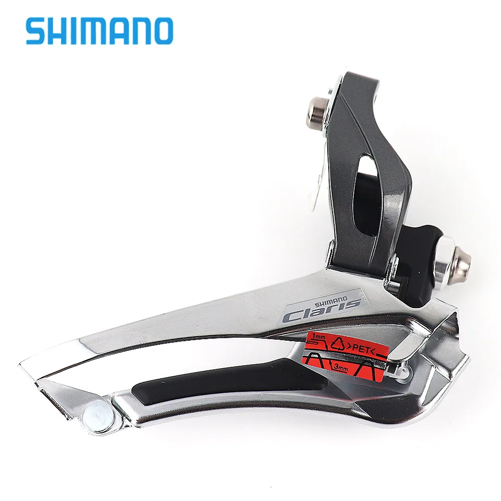 Shimano, FD-R2000, передний переключатель, шоссейный велосипед, 2x8 скоростей, R2000, передний переключатель, Braze on/Clamp, 31,8 мм, черный