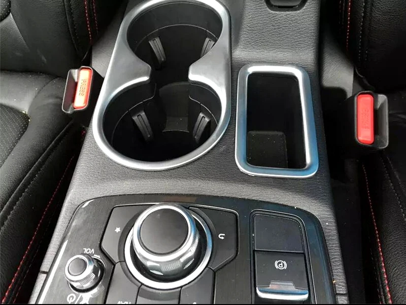 Держатель для чашек Mazda хромированная крышка салона автомобиля CX5 2012 2013 2014|abs
