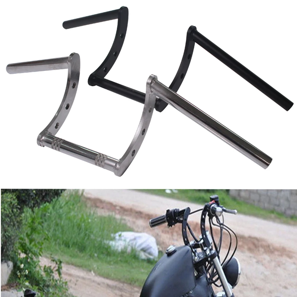 Мотоцикл Драг руль 1 &quotZ Bars для Harley Chopper Bobber Custom Cafe Black|Руль велосипеда| |