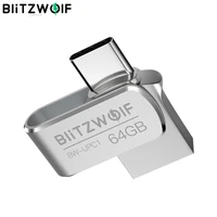 blitzwolf bw upc1 2 in 1 type c usb 3 0 aluminium alloy 16gb 32gb 64gb otg usb flash drive external storage