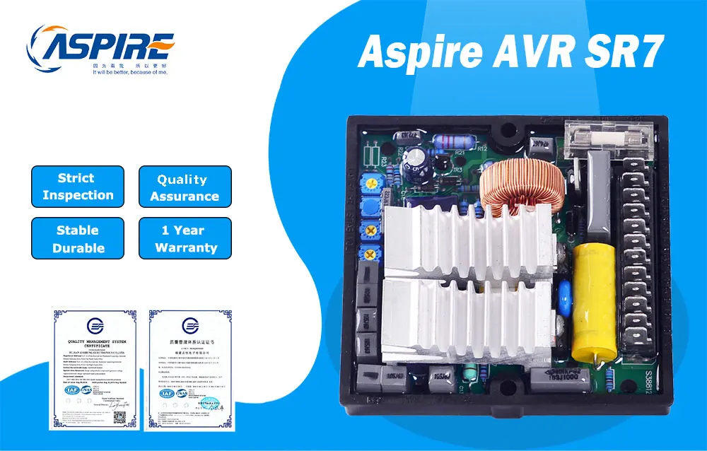 Aspire Blushless запчасти генератора автоматический Напряжение регулятор AVR SR7 заменить для mecc alte AVR SR7 2G