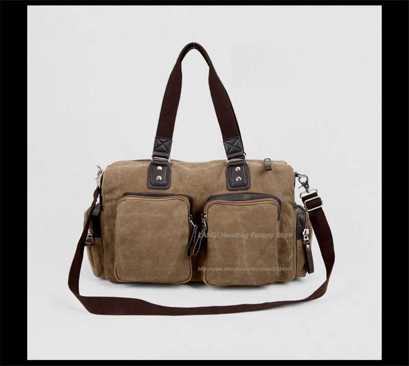 Новая модная холщовая мужская сумка для багажа в стиле милитари мужские дорожные