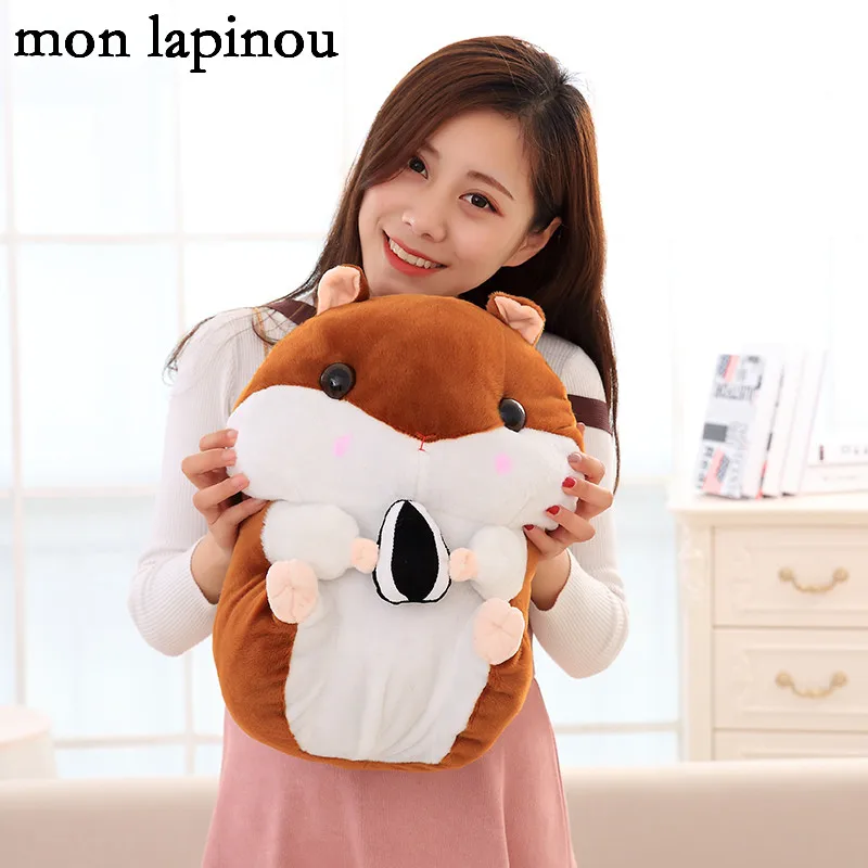Плюшевый рюкзак в виде хомяка милый японский хомяк плюшевый детская игрушка для