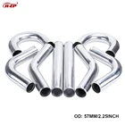 _ Универсальная 2,25 дюймовая воздухозаборная труба, 57 мм, алюминиевая труба для интеркулера гоночного автомобиля, высокая мощность 04590180 градусов, L S Тип