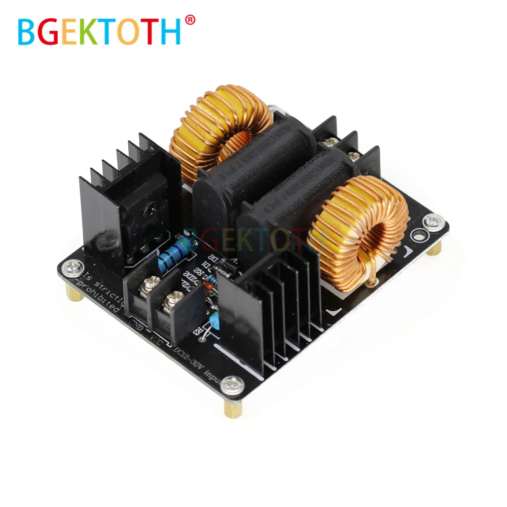 1000W 20A ZVS низковольтный индукционный нагревательный модуль катушка Flyback драйвер нагреватель большой тепловой модуль раковины нагреватель