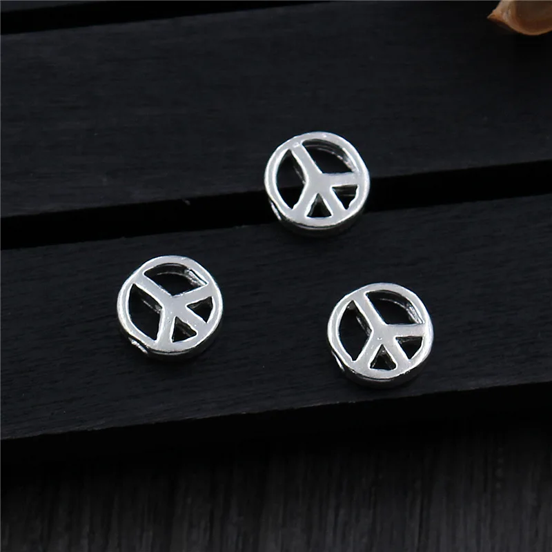 Настоящее серебро 925 пробы аксессуары сделай сам бусины браслет изготовление